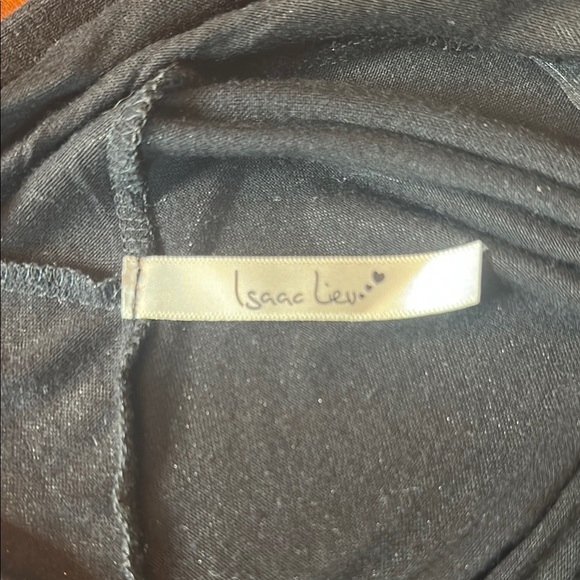 Classic Black Open Front Knit Cardigan - Picture 2 of 5